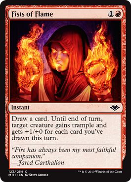 [123]【EN】炎の拳/Fists of Flame【MH1】[C][赤]