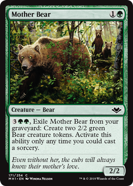 [171]【EN】母熊/Mother Bear【MH1】[C][緑]