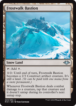 [240]【EN】霜歩き砦/Frostwalk Bastion【MH1】[U][土地]