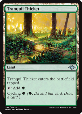 [248]【EN】平穏な茂み/Tranquil Thicket【MH1】[U][土地]