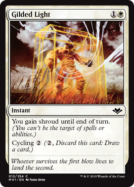 [012]【EN】【FOIL】金粉の光/Gilded Light【MH1】[C][白]