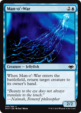 [055]【EN】【FOIL】大クラゲ/Man-o'-War【MH1】[C][青]