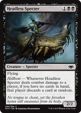 [095]【EN】【FOIL】首無し死霊/Headless Specter【MH1】[C][黒]