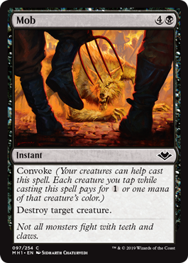 [097]【EN】【FOIL】殺到/Mob【MH1】[C][黒]