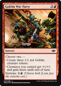 [131]【EN】【FOIL】ゴブリンの戦闘隊/Goblin War Party【MH1】[C][赤]
