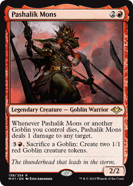 [138]【EN】【FOIL】パシャリク・モンス/Pashalik Mons【MH1】[R][赤]