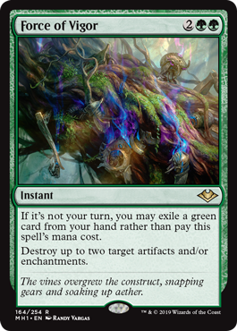 [164]【EN】【FOIL】活性の力/Force of Vigor【MH1】[R][緑]