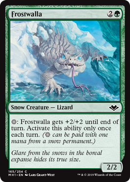 [165]【EN】【FOIL】フロストワラ/Frostwalla【MH1】[C][緑]