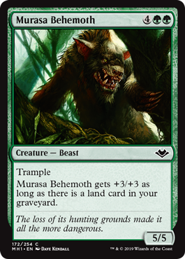[172]【EN】【FOIL】ムラーサのビヒモス/Murasa Behemoth【MH1】[C][緑]