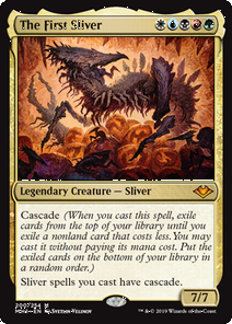 [200]【EN】【FOIL】初祖スリヴァー/The First Sliver【MH1】[M][多色]