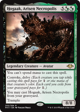 [202]【EN】【FOIL】甦る死滅都市、ホガーク/Hogaak, Arisen Necropolis【MH1】[R][多色]