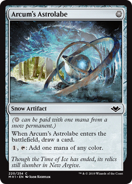 [220]【EN】【FOIL】アーカムの天測儀/Arcum's Astrolabe【MH1】[C][茶]