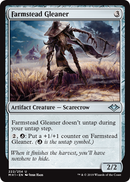 [222]【EN】【FOIL】農場の収穫者/Farmstead Gleaner【MH1】[U][茶]