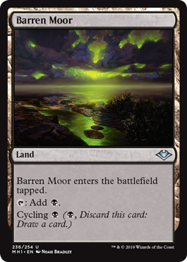 [236]【EN】【FOIL】やせた原野/Barren Moor【MH1】[U][土地]