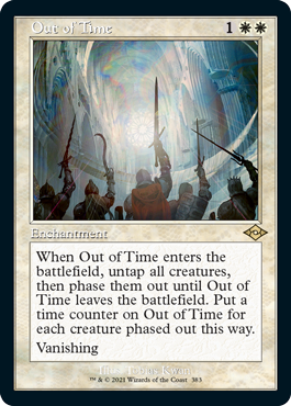 [383]【EN】■旧枠■時空からの退去/Out of Time【MH2】[R][白]