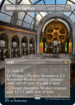 [326]【EN】■ボーダーレス■ミシュラの工廠/Mishra's Factory【MH2】[R][土地]