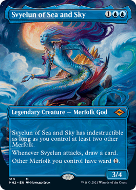 [310]【EN】【FOIL】■ボーダーレス■海と空のシヴィエルン/Svyelun of Sea and Sky【MH2】[M][青]