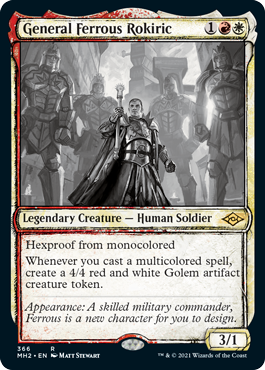 [366]【EN】【FOIL】■スケッチ■フェールス・ロキーリク将軍/General Ferrous Rokiric【MH2】[R][多色]