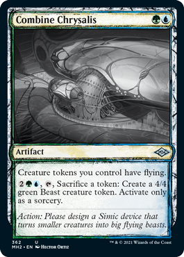 [362]【EN】【FOIL】■スケッチ■連合の蛹/Combine Chrysalis【MH2】[U][多色]