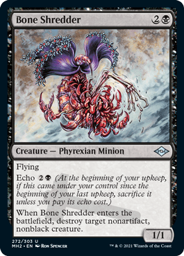 [272]【EN】【エッチングFOIL】骨砕き/Bone Shredder【MH2】[U][黒]