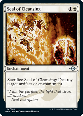 [264]【EN】【エッチングFOIL】浄化の印章/Seal of Cleansing【MH2】[U][白]