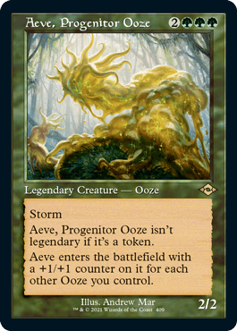[409]【EN】【エッチングFOIL】■旧枠■前駆軟泥、エーヴ/Aeve, Progenitor Ooze【MH2】[R][緑]