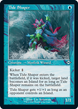 [394]【EN】【エッチングFOIL】■旧枠■激浪の形成師/Tide Shaper【MH2】[U][青]