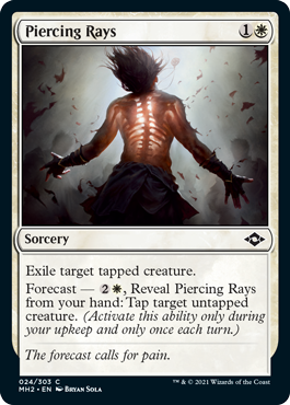 [024]【EN】貫く光線/Piercing Rays【MH2】[C][白]