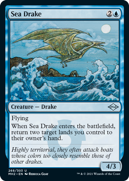[268]【EN】海のドレイク/Sea Drake【MH2】[U][青]