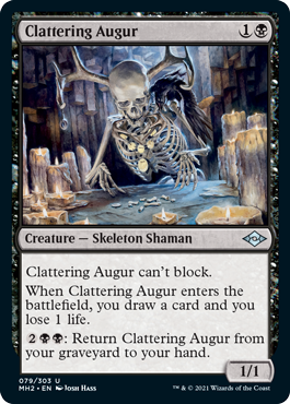 [079]【EN】軋む占い師/Clattering Augur【MH2】[U][黒]