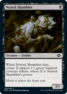 [095]【EN】巣のシャンブラー/Nested Shambler【MH2】[C][黒]