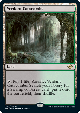 [260]【EN】新緑の地下墓地/Verdant Catacombs【MH2】[R][土地]