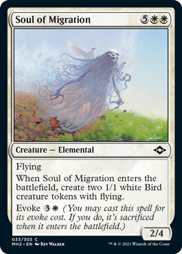 [033]【EN】【FOIL】渡る魂/Soul of Migration【MH2】[C][白]