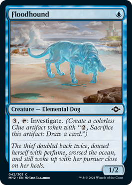 [042]【EN】【FOIL】氾濫犬/Floodhound【MH2】[C][青]