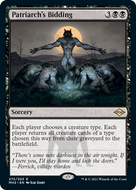[275]【EN】【FOIL】総帥の召集/Patriarch's Bidding【MH2】[R][黒]