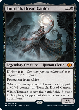 [102]【EN】【FOIL】戦慄の朗詠者、トーラック/Tourach, Dread Cantor【MH2】[M][黒]