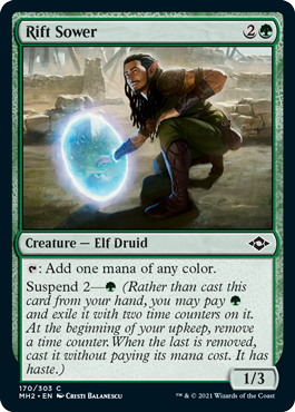 [170]【EN】【FOIL】裂け目を蒔く者/Rift Sower【MH2】[C][緑]