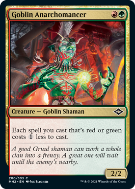 [200]【EN】【FOIL】ゴブリンの壊乱術士/Goblin Anarchomancer【MH2】[C][多色]