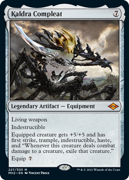 [227]【EN】【FOIL】カルドラの完成体/Kaldra Compleat【MH2】[M][茶]