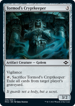 [239]【EN】【FOIL】トーモッドの墓所の番人/Tormod's Cryptkeeper【MH2】[C][茶]