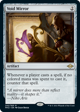 [242]【EN】【FOIL】虚空の鏡/Void Mirror【MH2】[R][茶]