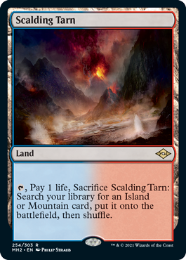 [254]【EN】【FOIL】沸騰する小湖/Scalding Tarn【MH2】[R][土地]