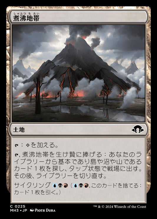 [225]【JP】【FOIL】煮沸地帯/Seething Landscape【MH3】[C][土地]