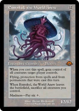 [384]【EN】■旧枠■再誕世界、エムラクール/Emrakul, the World Anew【MH3】[M][無]