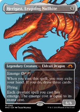 [362]【EN】■ボーダーレス■噴火するヌルカイト、ヘリガスト/Herigast, Erupting Nullkite【MH3】[M][無]