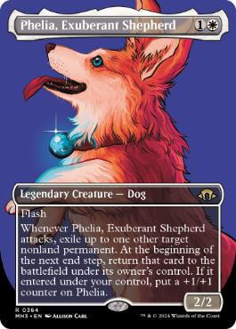 [364]【EN】■ボーダーレス■溌剌の牧羊犬、フィリア/Phelia, Exuberant Shepherd【MH3】[R][白]