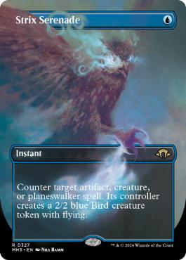 [327]【EN】■ボーダーレス■大梟の小夜曲/Strix Serenade【MH3】[R][青]