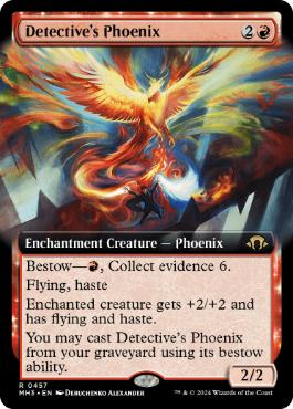 [457]【EN】■拡張アート■探偵のフェニックス/Detective's Phoenix【MH3】[R][赤]