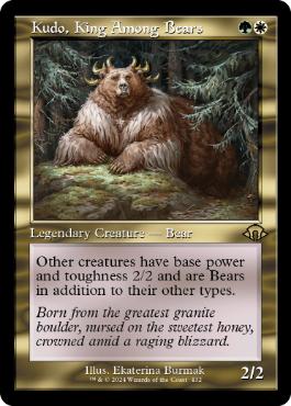 [432]【EN】■旧枠■熊の中の王、クードー/Kudo, King Among Bears【MH3】[R][多色]