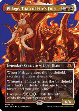 [379]【EN】■ボーダーレス■火の怒りのタイタン、フレージ/Phlage, Titan of Fire's Fury【MH3】[M][多色]